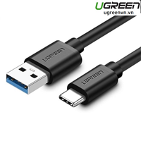 Cáp USB 3.0 to USB Type-C dài 0.5m chính hãng Ugreen 20881 cao cấp