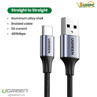 Cáp USB C to USB 2.0 dài 1m chính hãng Ugreen 60126 cao cấp