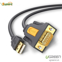 Cáp USB to Com dài 3m chính hãng Ugreen 20223 Cao cấp