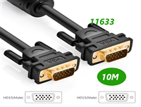 Cáp VGA 3+6C dài 10M cho Màn Hình, Máy Chiếu Chính Hãng Ugreen 11633 Cao Cấp