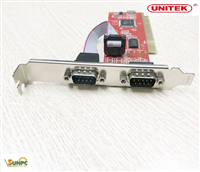 Card PCI to 2 RS232 Unitek Y-7503