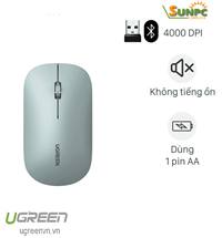 Chuột Máy Tính Bluetooth Ugreen 25159 - Hỗ Trợ Kết Nối USB 2.4G