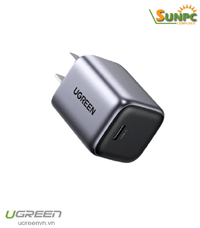 Củ sạc nhanh 30W GaN 1 cổng USB Type-C Hỗ trợ QC4+, PD3.0 Ugreen 90901 cao cấp