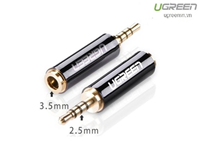 Đầu chuyển đổi Audio 2,5mm sang 3,5mm chính hãng Ugreen 20501 cao cấp