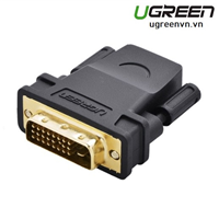 Đầu chuyển đổi DVI 24+1 to HDMI chính hãng Ugreen 20124