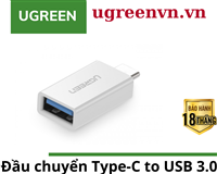 Đầu chuyển đổi USB Type-C to USB 3.0 (OTG) Ugreen 30155 chính hãng