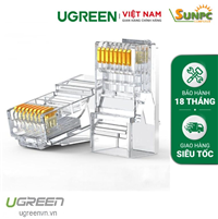 Hạt mạng RJ45 Cat6/Cat6e 100c chính hãng Ugreen 60558