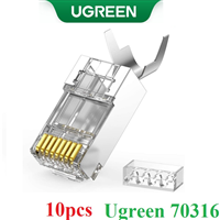 Hạt mạng RJ45 Cat6a/Cat7 gói 10pcs chính hãng Ugreen 70316 cao cấp