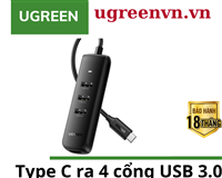 Hub chuyển đổi USB Type-C ra 4 cổng USB 3.0 Ugreen 10916 cao cấp