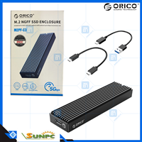 SSD BOX ORICO M.2 NGFF SSD SATA| USB 3.1 GEN1 TYPE-C ORICO M2PF-C3-BK-EB ALUMINUM | HỘP ĐỰNG Ổ CỨNG