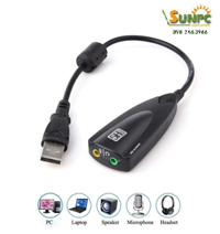 USB Sound 5HV2 7.1 Không cần cài đặt dài 30cm